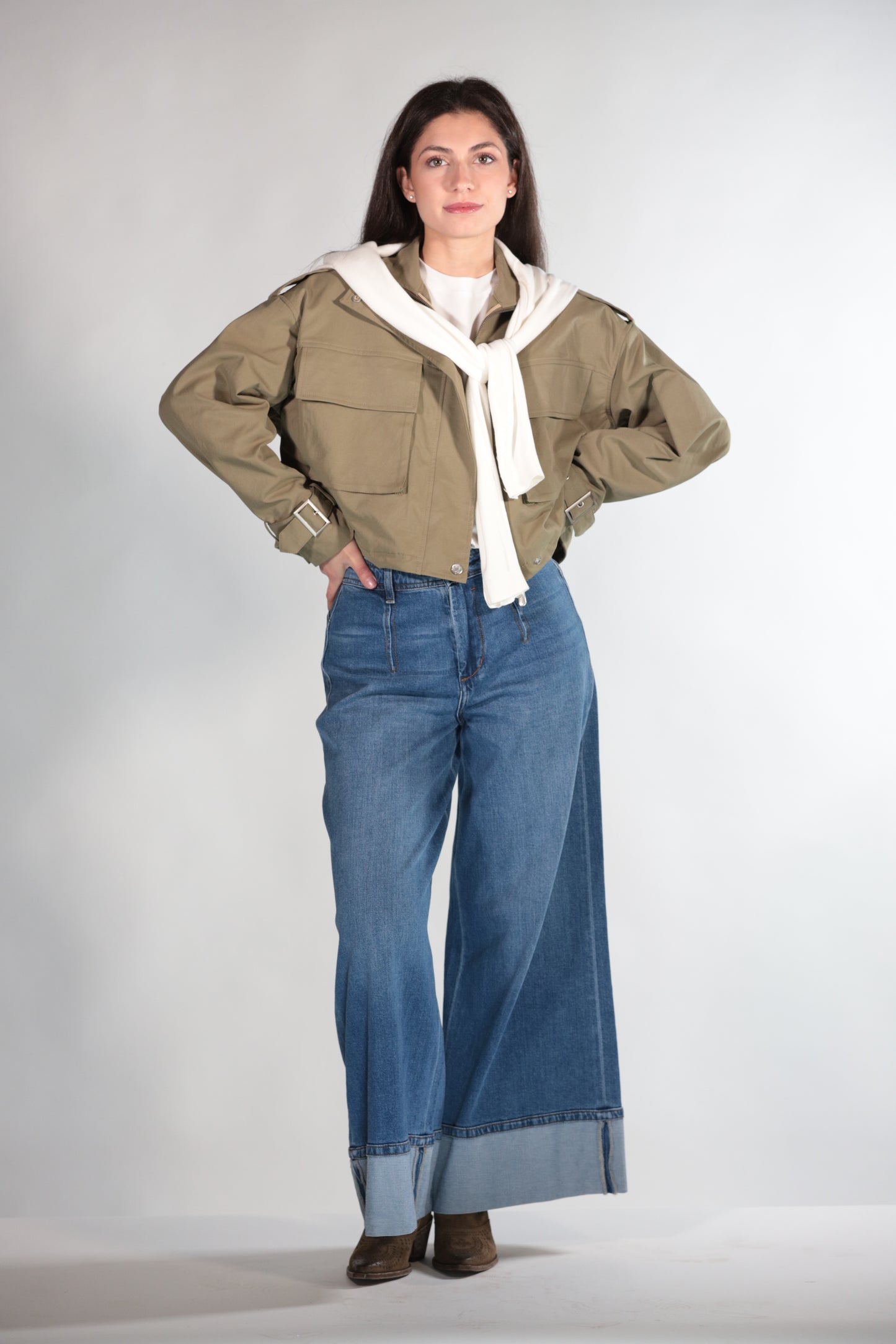 TRENCH VERDE MILITARY