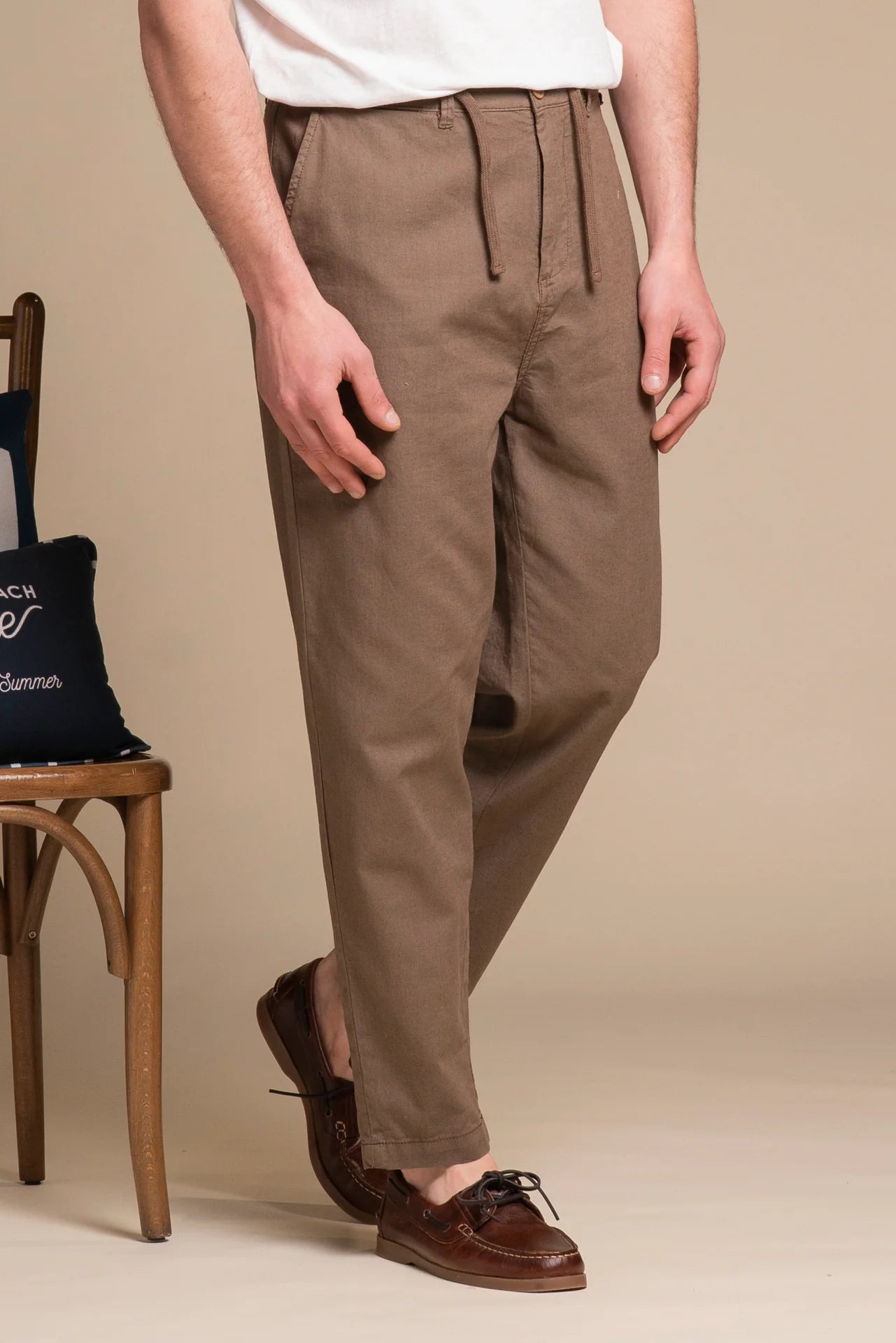 MILES CHINO LINO BRUCIATO COMFORT FIT