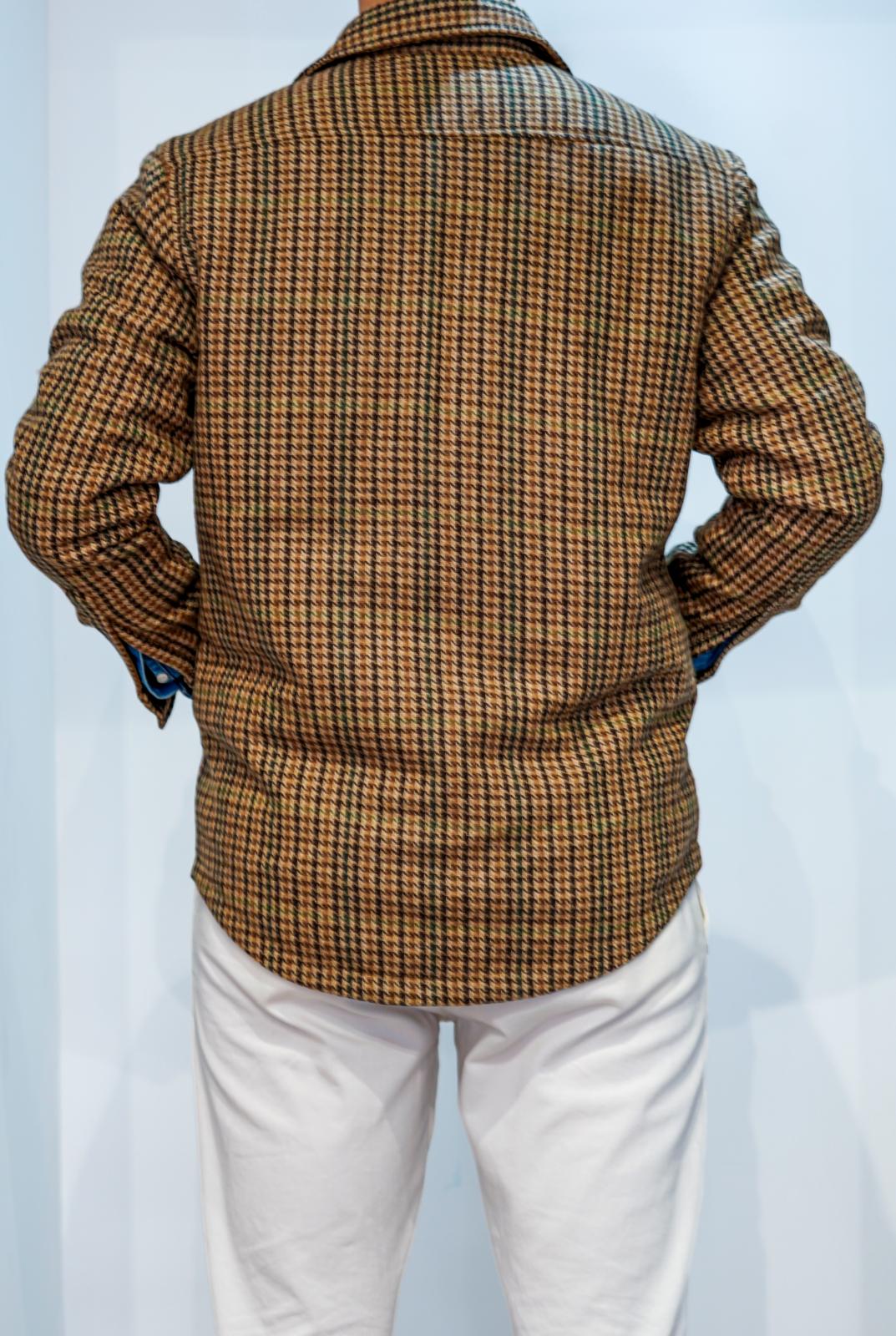 OVERSHIRT IN PIED DE POULE