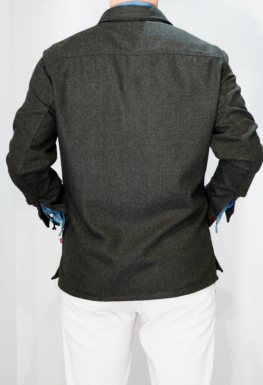 TELACRUDA OVERSHIRT VERDE OLIVA