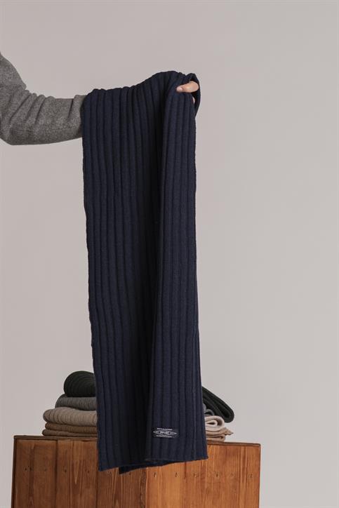 SCIARPA IN LAMBSWOOL NAVY