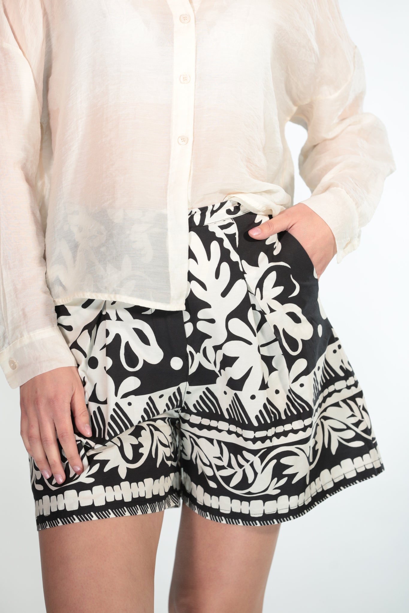 BLAIR SHORTS POPILINE FANTASIA