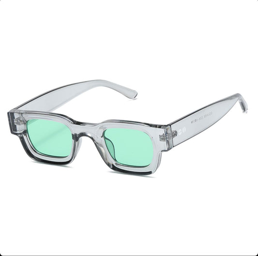 OCCHIALE DA SOLE MODELLO SQUARE TRASPARENTE