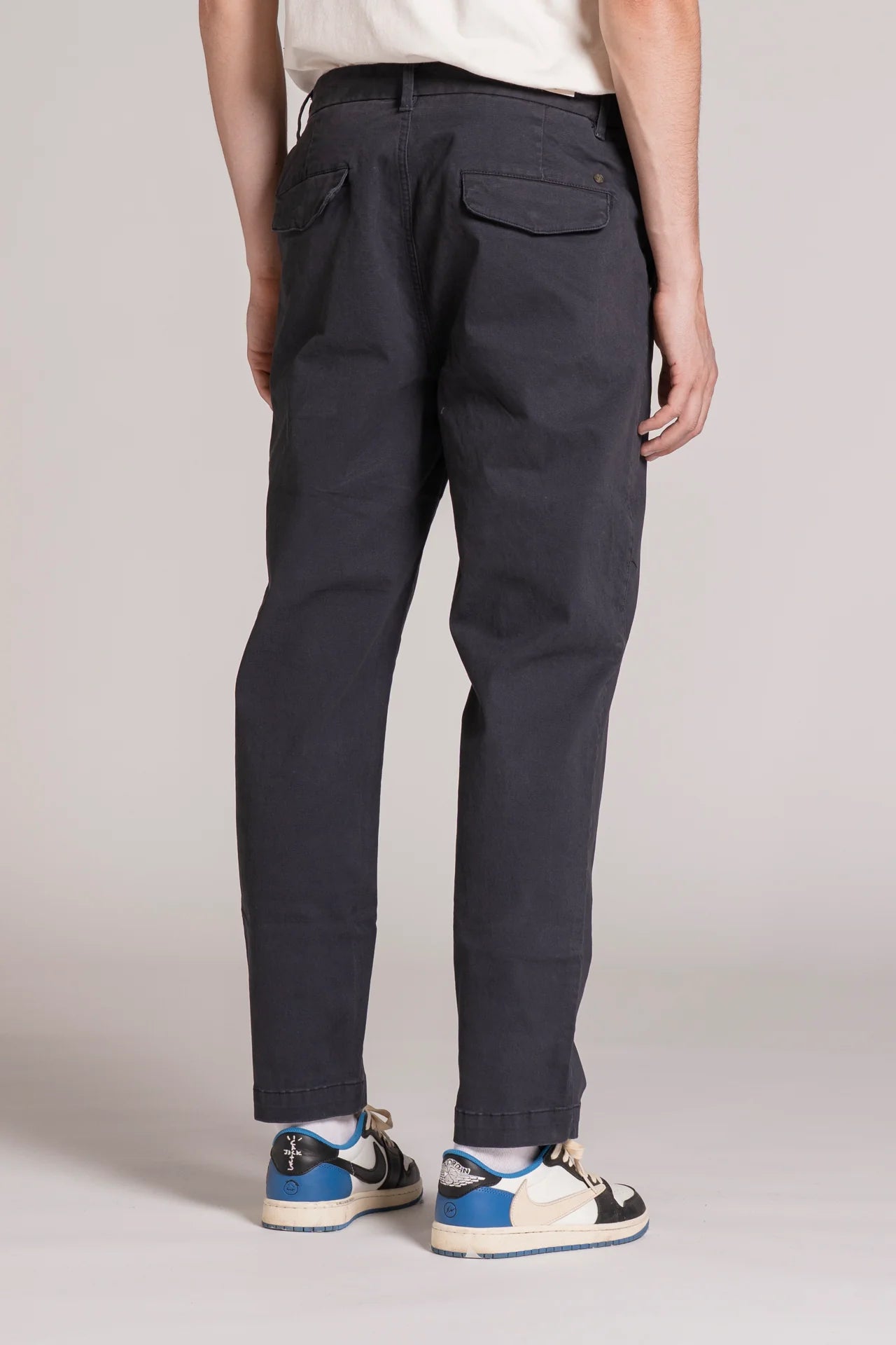 THEO CHINO LONG IN TWILL NAVY