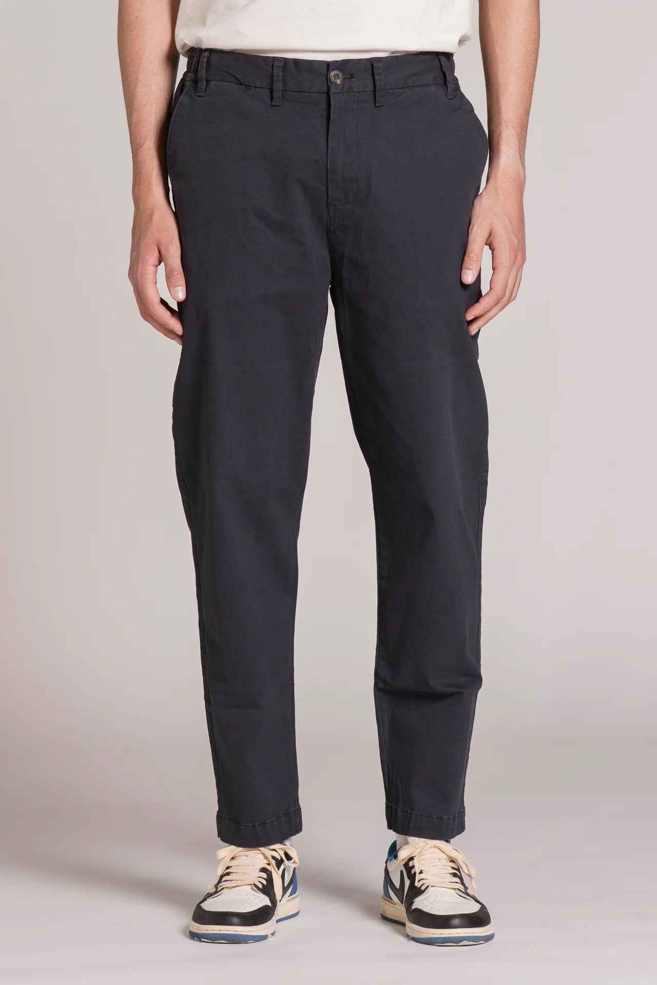 THEO CHINO LONG IN TWILL NAVY