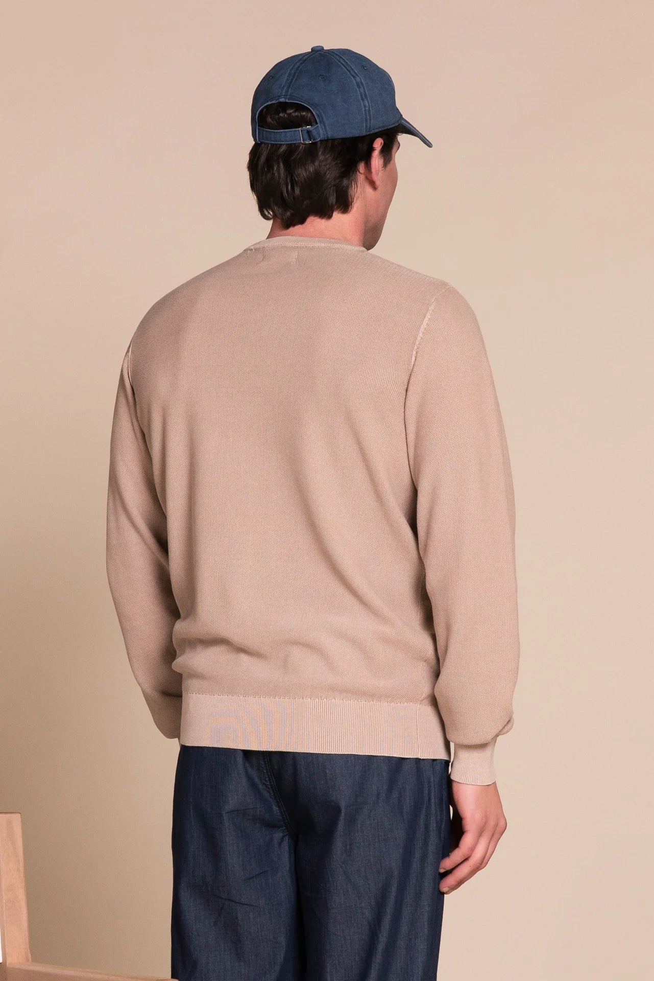 MAGLIONCINO GIROCOLLO BEIGE TIMOTHY